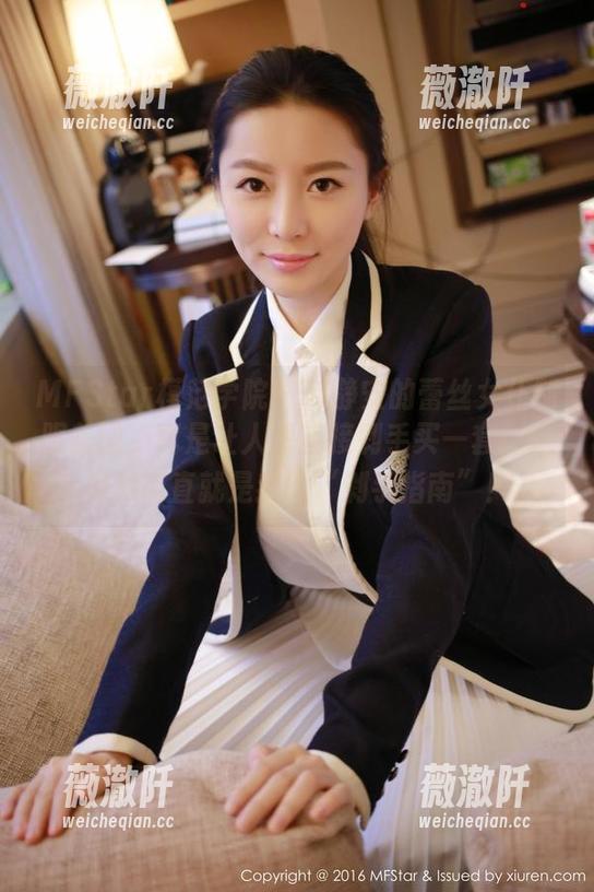 MFStar模范学院 - 韩静安的蕾丝女仆制服美图，真是让人想直接剁手买一套！这资源简直就是我的“剁手指南”！