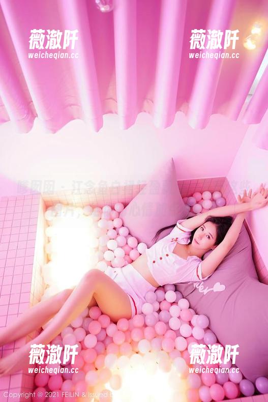 嗲囡囡 - 江念鱼白裙轻盈飘荡，下载这些图片，给你的心情加点甜吧。