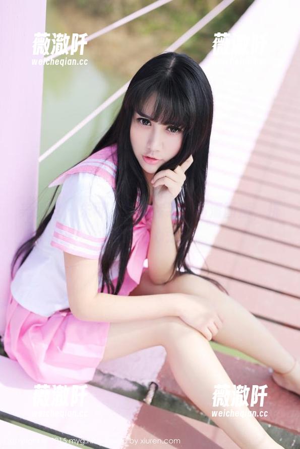 美媛馆 - 朱可儿制服在线：高清画质，挑动你的心弦！